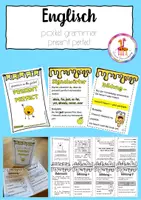 Vorschau - Arbeitsblätter - Englisch Grammatik - Present Perfect - Pocket Grammar - Faltheft - Deckblatt
