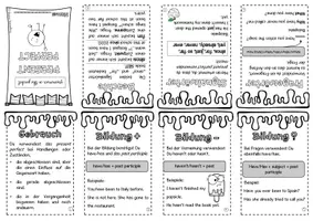 Vorschau - Arbeitsblätter - Englisch Grammatik - Present Perfect - Pocket Grammar - Faltheft - Seite 2