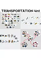Vista previa - Unidades / Secuencias / Situaciones de Aprendizaje - Transportation 4 in 1 - Portada