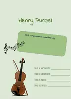 Aperçu - Feuilles d'exercices - Henry Purcell - Feuille de travail - Page de couverture