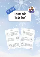 Vorschau - Arbeitsblätter - Kombi-Paket; Lesezuordnungsspiel - und Lies und male - Seite 1