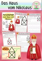 Vorschau - Arbeitsblätter - Das Haus vom Nikolaus (Mathematik) - Deckblatt