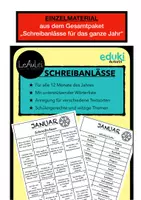Vorschau - Arbeitsblätter - Schreibanlässe / kreatives Schreiben Februar (Einzelmaterial) - Deckblatt