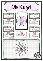 Vorschau - Unterrichtsreihen - Geometrische Körper - Steckbrief Kugel - Mathe - Geometrie - Differenziert - Seite 2