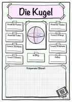 Vorschau - Unterrichtsreihen - Geometrische Körper - Steckbrief Kugel - Mathe - Geometrie - Differenziert - Seite 1