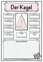 Vorschau - Stundenentwürfe - Geometrische Körper - Steckbrief Kegel - Mathe - Geometrie - Differenziert - Seite 1
