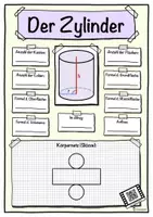Vorschau - Unterrichtsreihen - Geometrische Körper - Steckbrief Zylinder - Mathe - Geometrie - Differenziert - Deckblatt