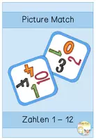 Vorschau - Spiele - Picture Match - Zahlen bis 20 - Deckblatt