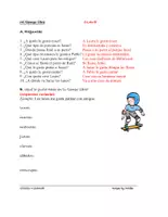 Vorschau - Arbeitsblätter - Mi tiempo libre lectura con clave (Spanisch lernen) - Seite 2