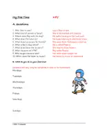 Vorschau - Arbeitsblätter - My Free Time English Reading/ Hobbies (Englisch Lernen / Freizeit) - Seite 2
