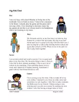 Vista previa - Tarjetas / Manipulativos - My Free Time English Reading (Aprende Inglés) - Portada
