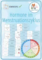 Vorschau - Spiele - Hormone im Menstruationszyklus - Domino Spiel - Deckblatt