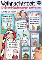Vorschau - Mal- und Bastelvorlagen - Weihnachten - Gruß und Bastelkarten / Geschenke Weihnachtsgrüße - Deckblatt
