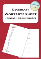 Vorschau - Arbeitsblätter - Deckblatt Wortartenheft – einfach märchenhaft (Montessori) - Deckblatt