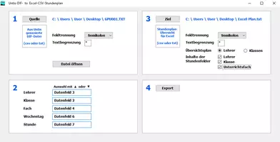 Vorschau - Anderer Materialtyp - Excel®-Stundenplan aus Untis® - Deckblatt
