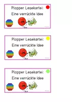 Vorschau - Arbeitsblätter - Plopper Lesekartei verrueckte Idee - Seite 2