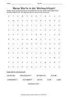 Vorschau - Arbeitsblätter - Meine Werte und ich (Weihnachten mit SUCHSEL und KREATIVEM SCHREIBEN) - Seite 2