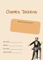 Aperçu - Feuilles d'exercices - Charles Dickens - Feuille de travail anglais - Page de couverture