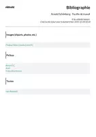 Aperçu - Feuilles d'exercices - Arnold Schönberg - Feuille de travail - Page 1