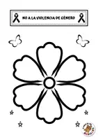 Vista previa - Manualidades / Dibujos para colorear - NO A LA VIOLENCIA DE GÉNERO - página 3