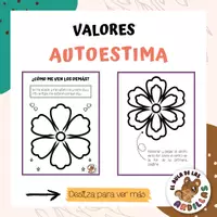 Vista previa - Hojas de trabajo - Autoestima ficha interactiva - Portada