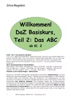Vorschau - Arbeitsblätter - A, E, I, O, U ..., aus Willkommen DaZ Basiskurs Teil 2, ab 2 - Deckblatt