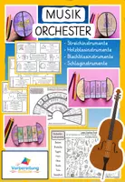 Vorschau - Arbeitsblätter - Musikunterricht: Notenwerte, Instrumente, Tonleiter und mehr - Deckblatt