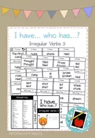 Vorschau - Spiele - I have... who has...? Irregular verbs 3 - Deckblatt