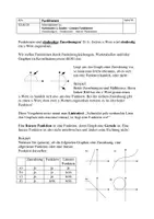Vorschau - Unterrichtsreihen - Unterrichtsreihe Lineare Funktionen - Seite 1