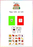 Aperçu - Cartes / Images - Happy tooth, sad tooth - Page de couverture