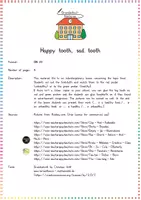 Aperçu - Cartes / Images - Happy tooth, sad tooth - Page 1