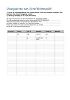 Vorschau - Arbeitsblätter - ARBEITSBLATT FELDERMODELL mit Lösungen - Seite 3