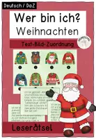 Vorschau - Spiele - Wer bin ich? - Leserätsel "Weihnachten" - Deckblatt