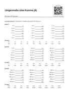 Vorschau - Arbeitsblätter - Längenmaße ohne Komma - Arbeitsblätter - Seite 2