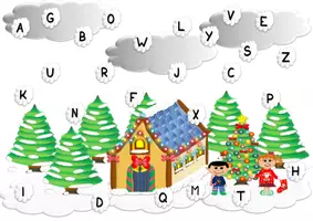 Aperçu - Apprentissages en autonomie - Jeu de l'alphabet de Noel - Page 1
