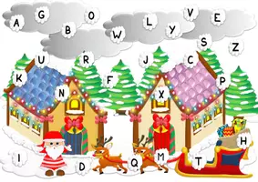 Aperçu - Apprentissages en autonomie - Jeu de l'alphabet de Noel - Page 3