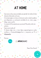 Vista previa - Hojas de trabajo - At home and at school (pictos) - página 2