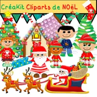 Aperçu - Cliparts/Visuels - CréaKit ClipartNoel - Page de couverture