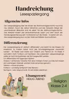 Vorschau - Stationenlernen - Lesespaziergang Weihnachtsgeschichte - Elias und der helle Stern - Seite 1