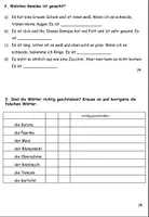 Vorschau - Test - Test "das Gemüse" 2fach Differenzierung- DaZ - Seite 2