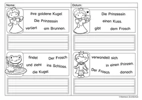 Vorschau - Arbeitsblätter - Schüttelsätze Märchen - Seite 2