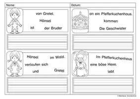 Vorschau - Arbeitsblätter - Schüttelsätze Märchen - Seite 3