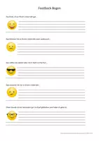 Vorschau - Anderer Materialtyp - Feedback-Bogen für Unterrichtoptimierung - Deckblatt