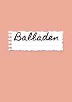 Vorschau - Unterrichtsreihen - Balladen Sequenz - Deckblatt