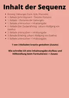 Vorschau - Unterrichtsreihen - Balladen Sequenz - Seite 1