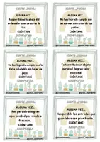 Vista previa - Hojas de trabajo - TARJETAS FRUSTRACIÓN - autorregulación emocional - atención a la diversidad - página 1