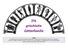 Vorschau - Arbeitsblätter - MATERIALPAKET "Das antike Griechenland" -- Arbeitsblätter für die Sek. I -- Griechische Götter, Mythologie, Attische Demokratie, u.a. - Seite 1