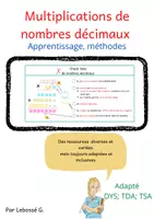 Aperçu - Apprentissages en autonomie - Mode opératoire de la mulitplication des nombres décimaux - Page de couverture