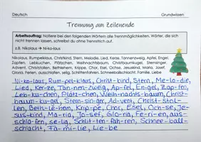 Vorschau - Arbeitsblätter - Arbeitsblatt zur Worttrennung am Zeilenende - Seite 3
