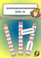 Vorschau - Stationenlernen - Streichholzschachtelstreifen Eu eu äu - Deckblatt